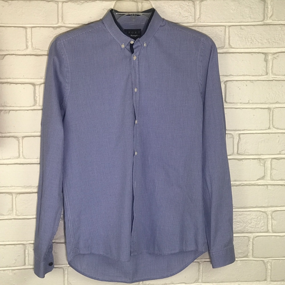 The Kooples Sport Men’s Checker Button Down Shirt